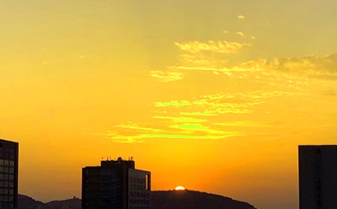 美麗的日落作文400字合集