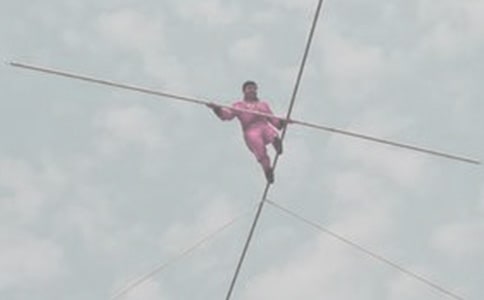 大班科學教案:冒險小子走鋼絲教案及教學反思